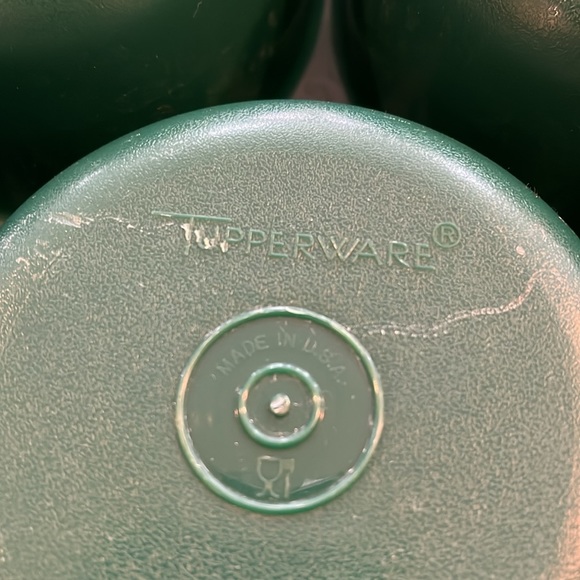 Vintage Tupperware Large Holiday Green Vegetable / Appetizer Party Tray - Picture 13 of 13